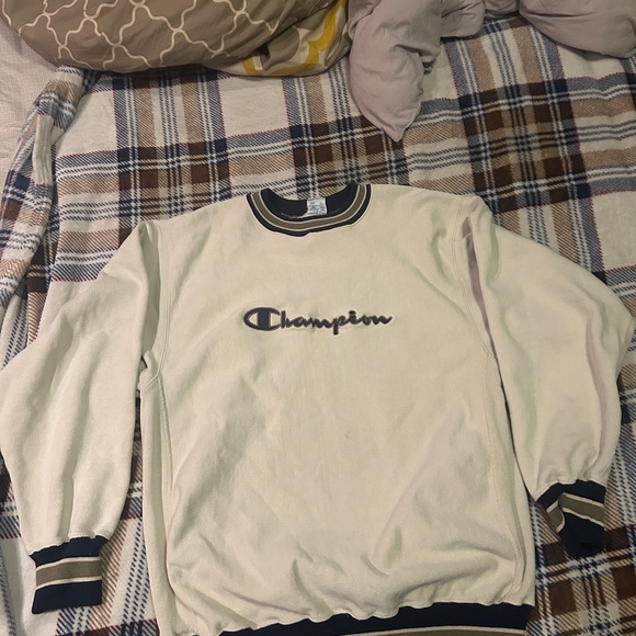 Champion Other - Vintage Champion Men's Beige Crewneck Sweater